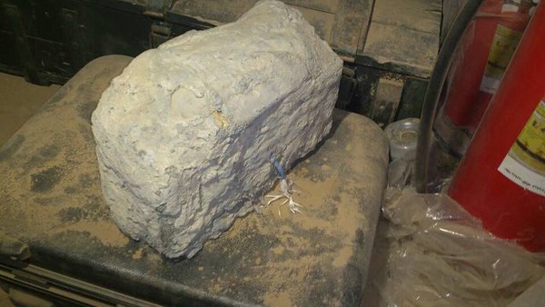 Islamic State invention - IED disguised as a rock